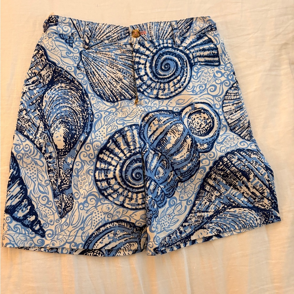 Lilly Pulitzer Boys Shorts- Stuffed Shells Size 8